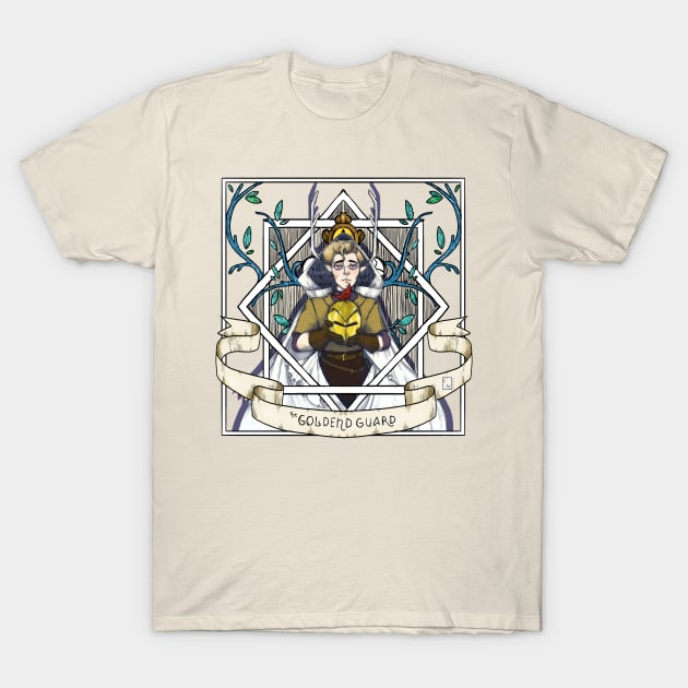 Hunter, the Golden Guard T-Shirt by Nenril